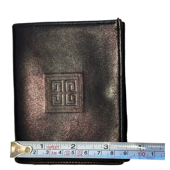 Givenchy Vtg 4G Logo Blue Leather Wallet Bifold Coin Pocket Made In Spain - Picture 9 of 14